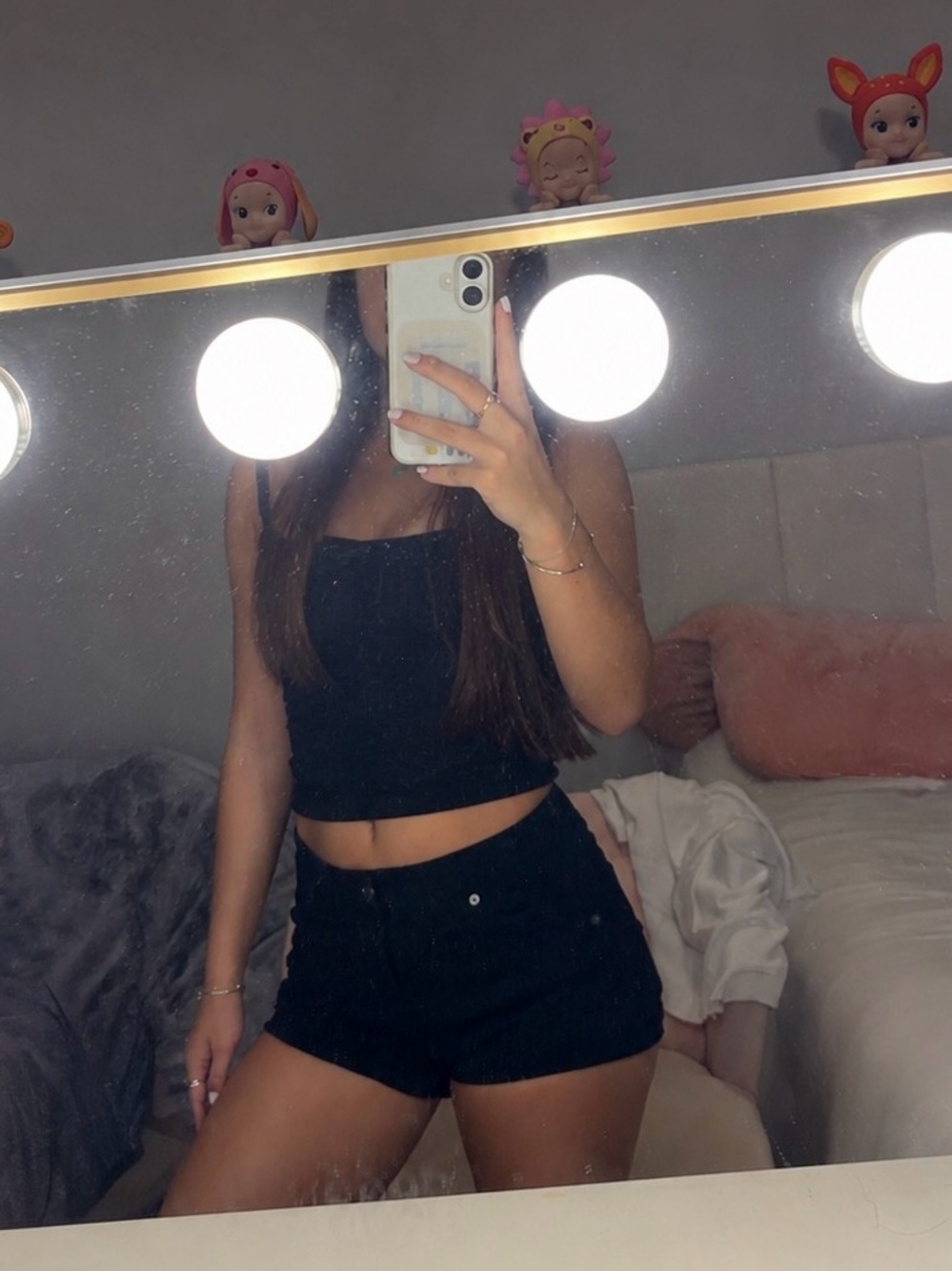 Aeropostale Black High-Rise Mini Shorts - Size 0